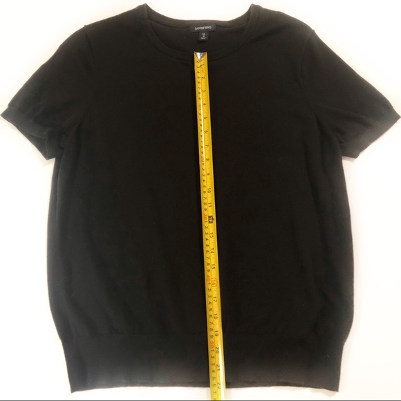 Lands’ End Supima Black Women’s Top XL - Picture 8 of 10